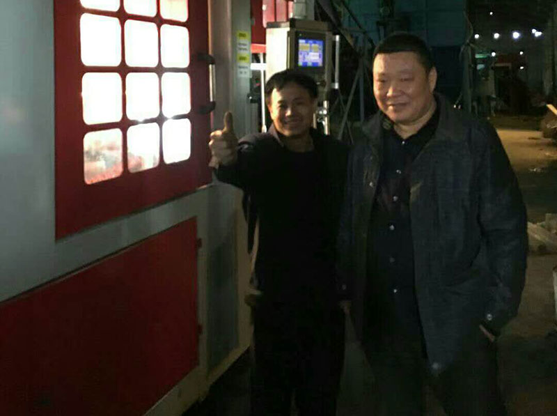 河南孟總650X850型號(hào)造型機(jī)調(diào)試安裝